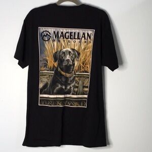 Magellan Outdoors - black Labrador near water